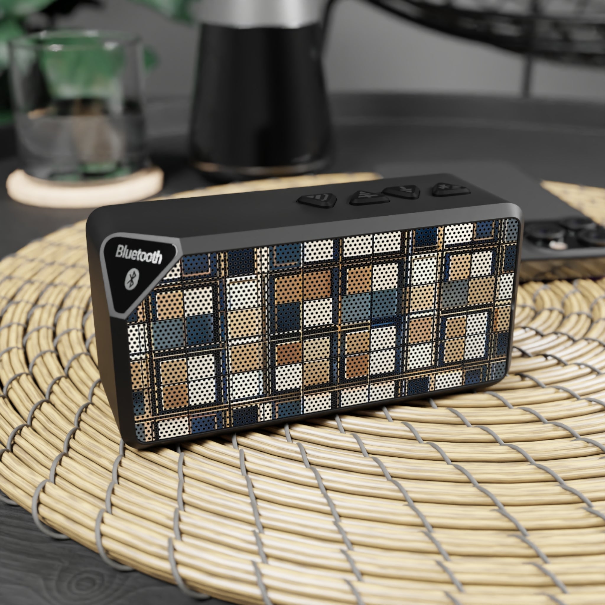 Jabba Bluetooth Speaker – Retro Geometric Portable Wireless Speaker