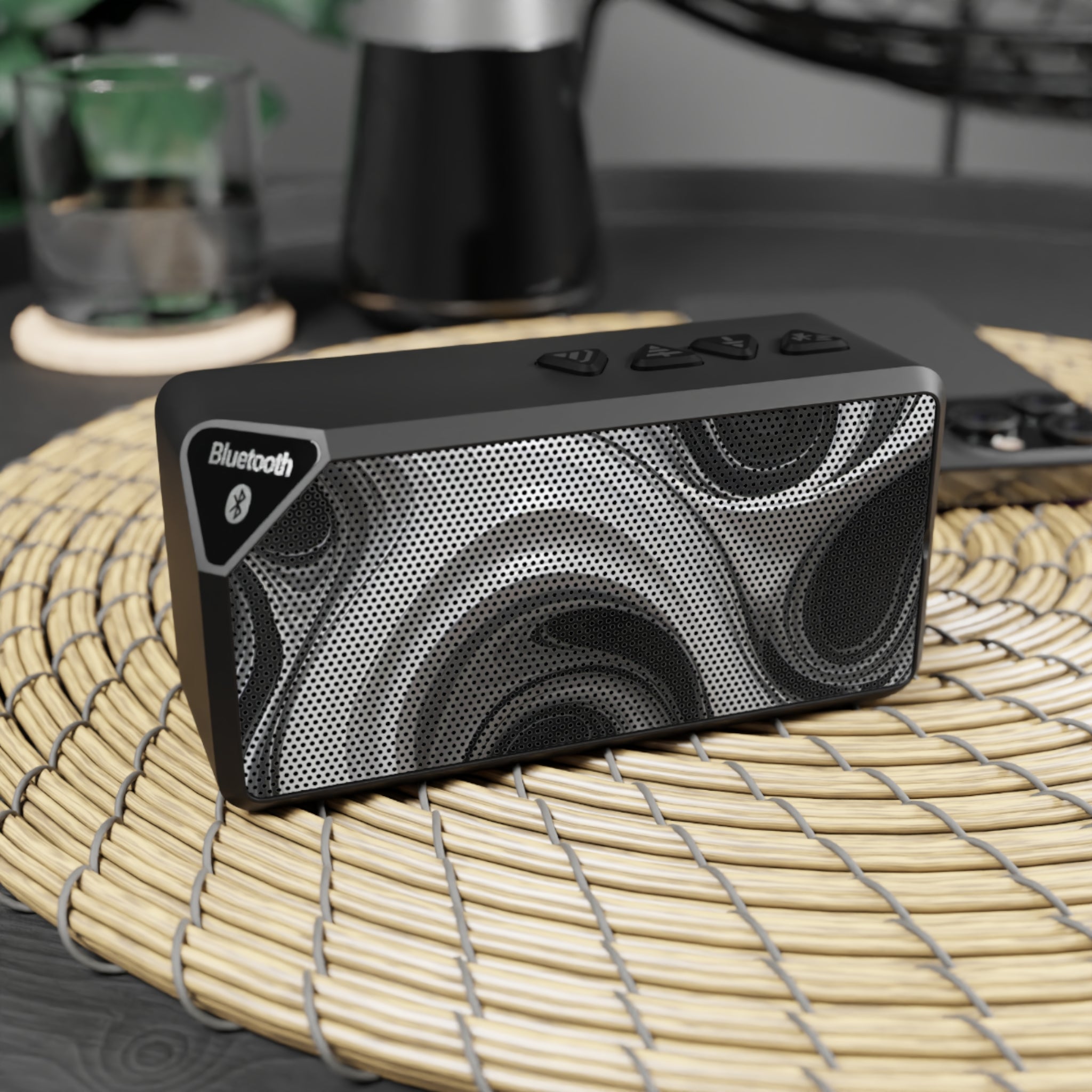 Bluetooth Speaker — Swirl Mesh Portable Speaker (Jabba Design)