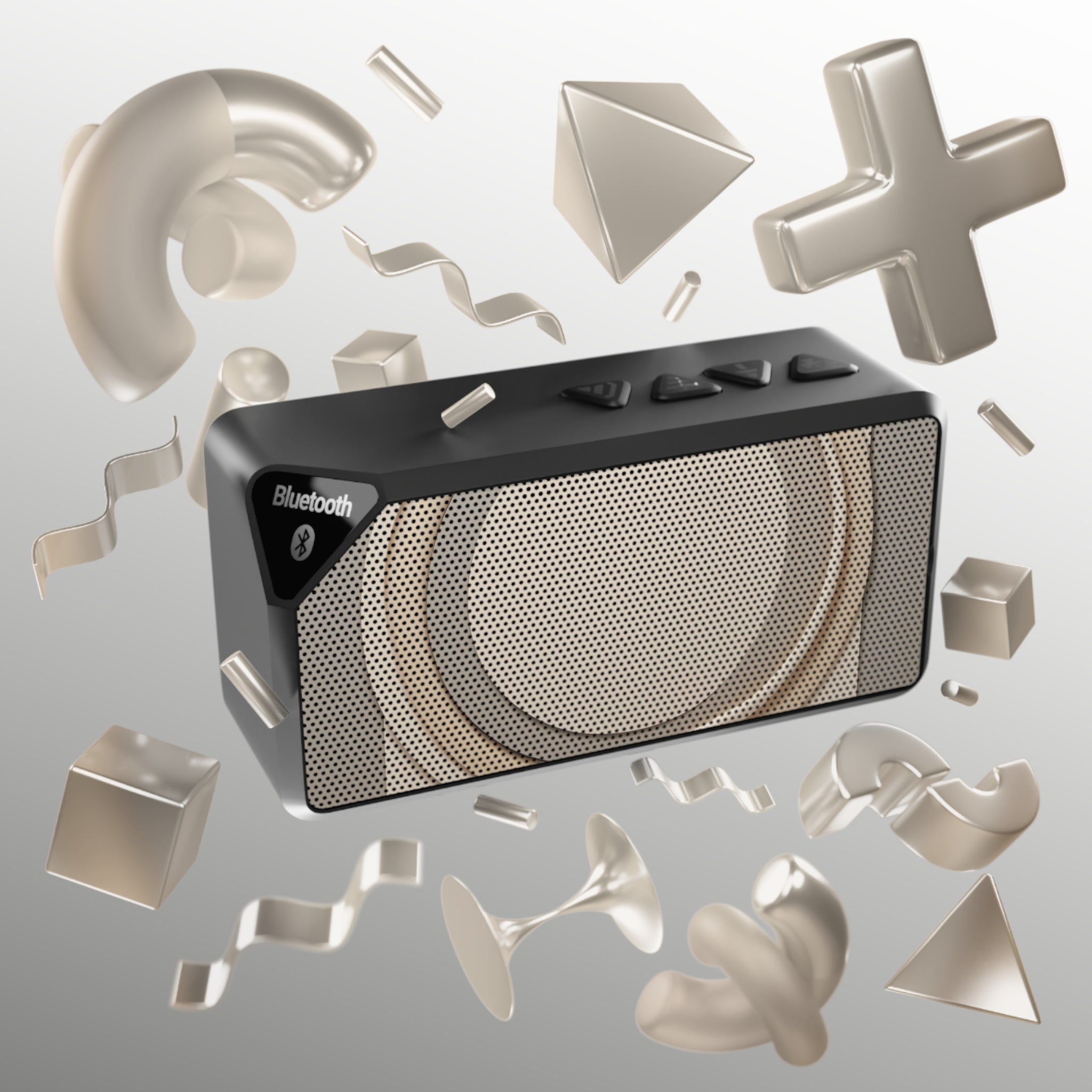 Portable Bluetooth Speaker — Compact Wireless Speaker with Built-In Controls