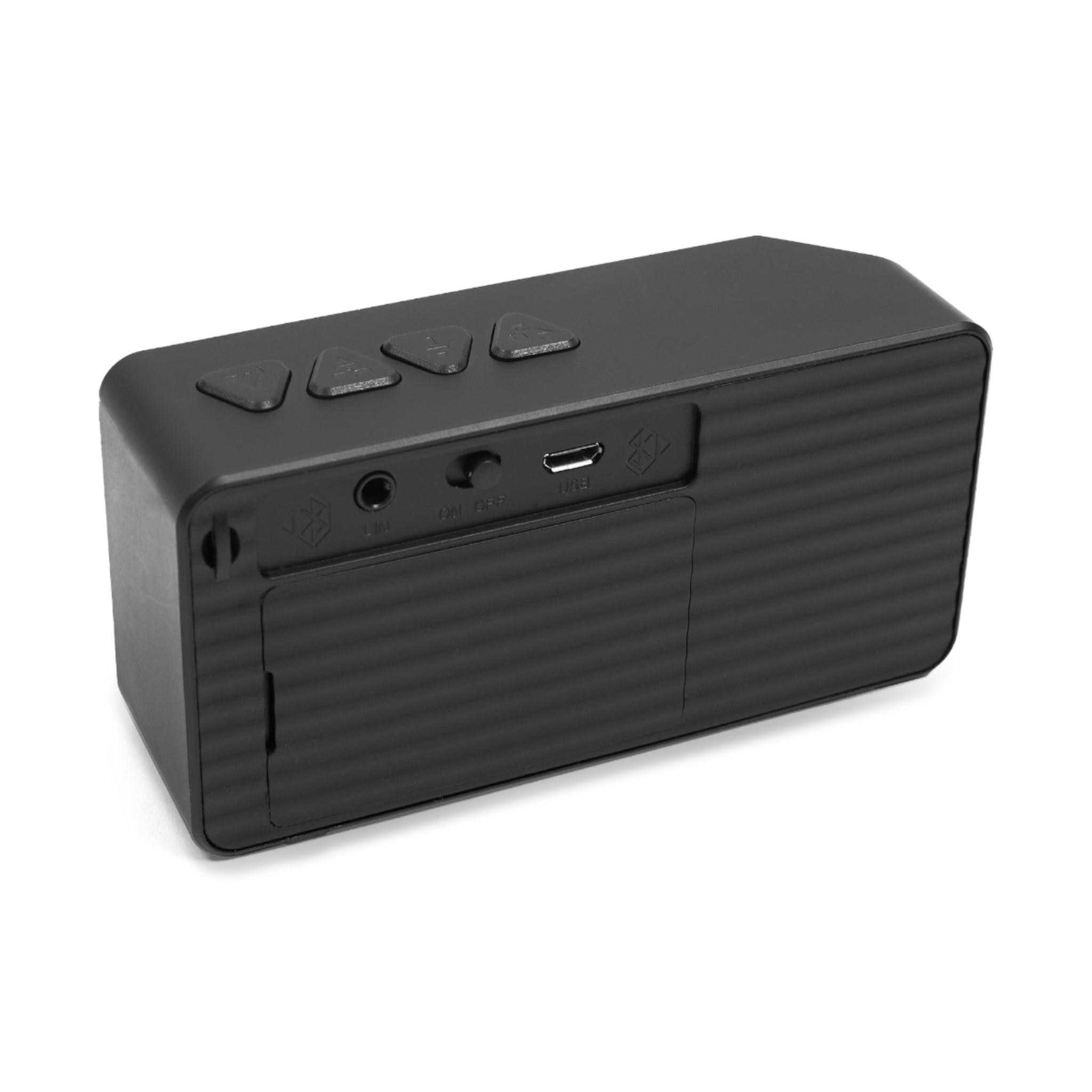 Bluetooth Speaker — Portable Wireless Speaker with Textured Grill
