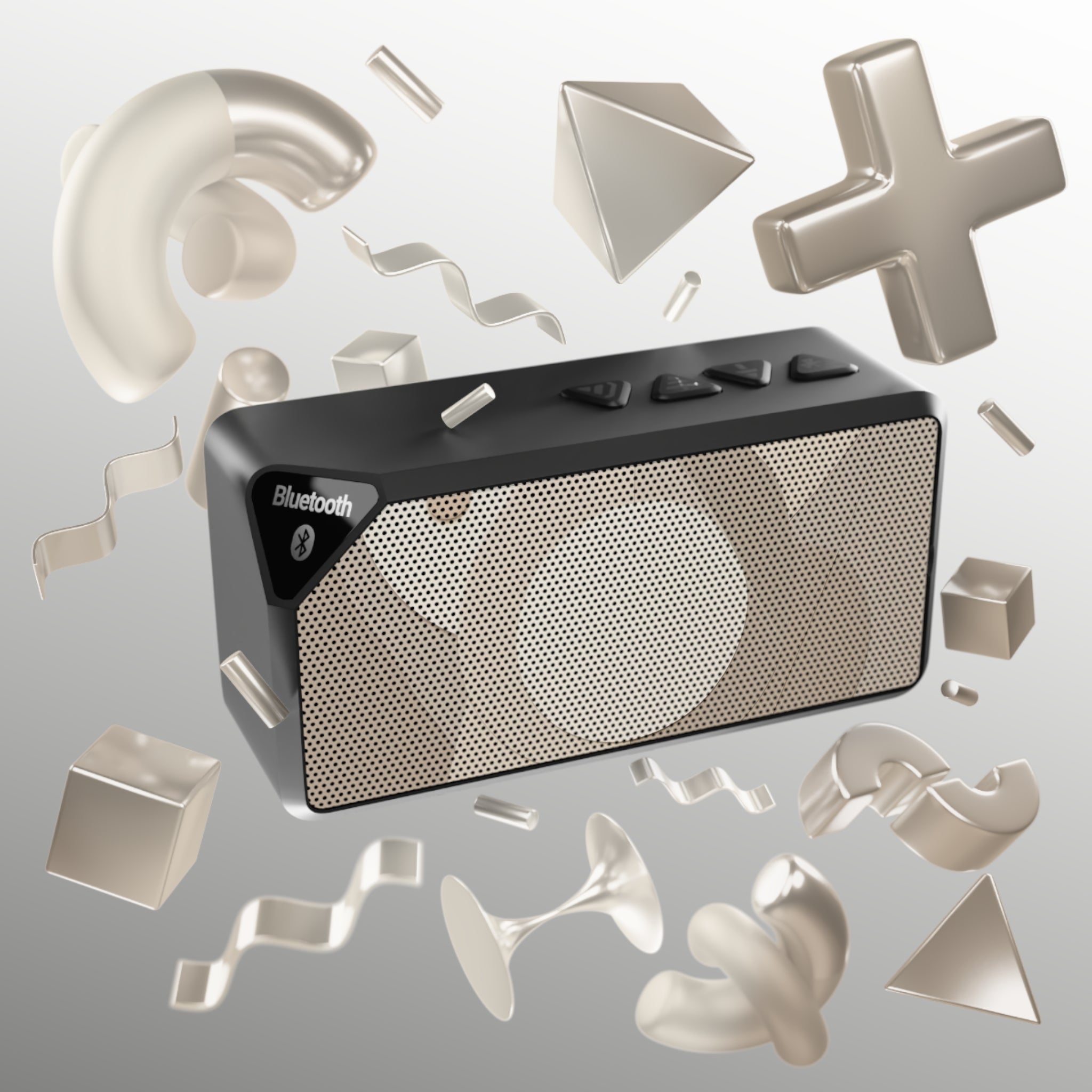 Portable Bluetooth Speaker — Compact Wireless Speaker with Built-In Controls