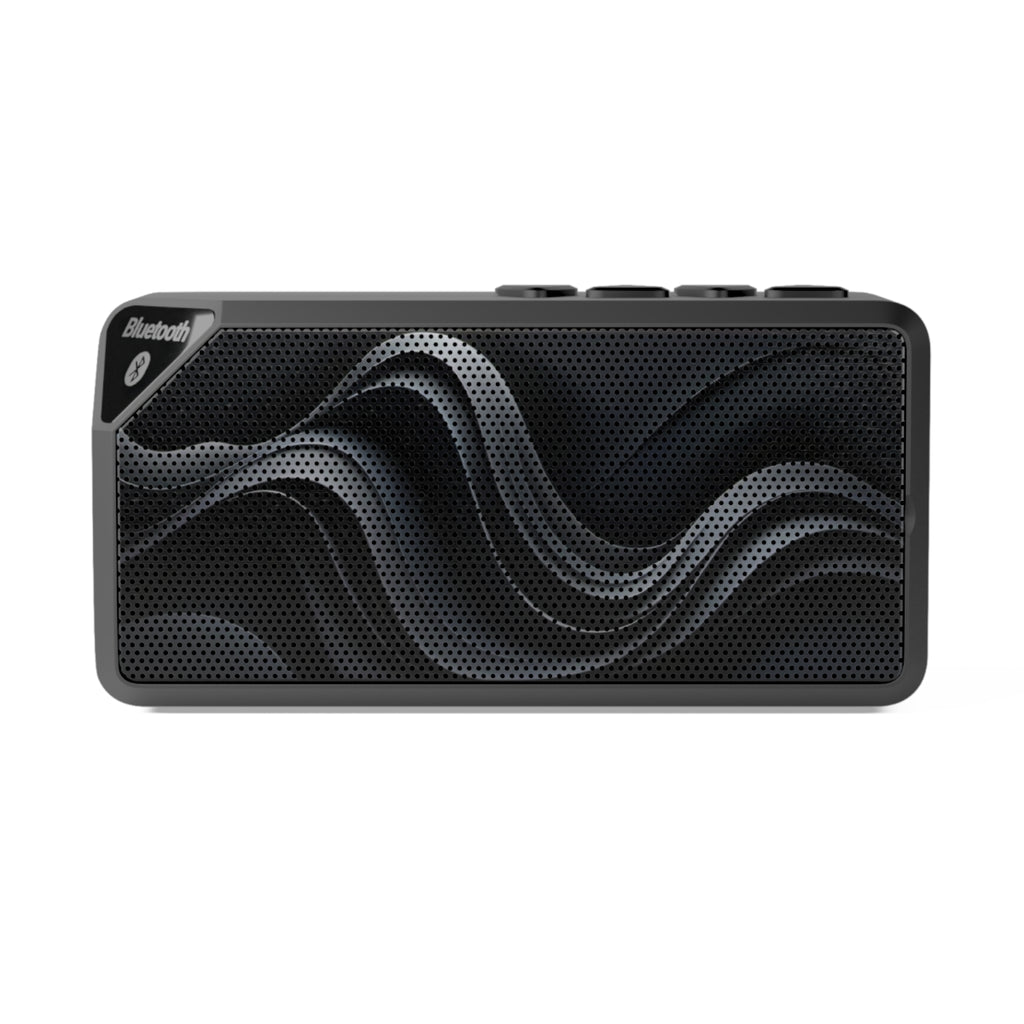 Portable Bluetooth Speaker – Compact Wireless Speaker with Wave Grill Design