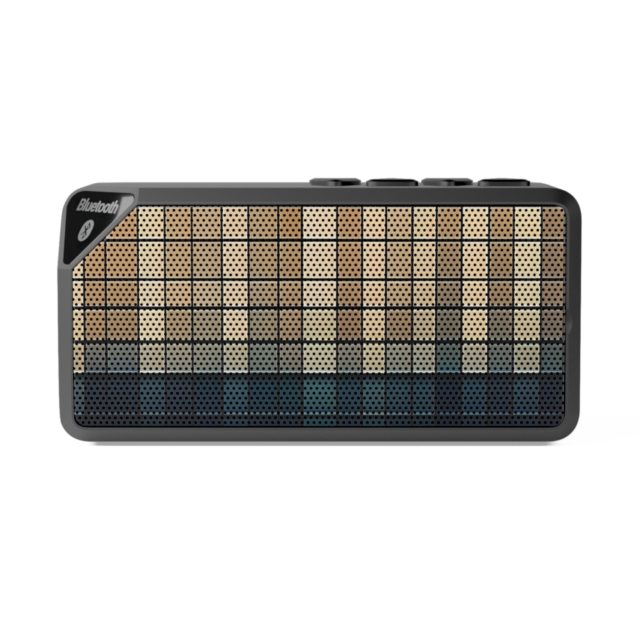 Retro Gradient Bluetooth Speaker – Portable Jabba-Style Wireless Audio