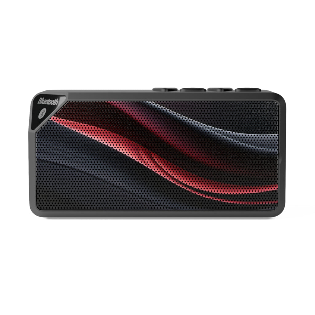 Portable Bluetooth Speaker – Compact Wireless Speaker with Wave Grill Design