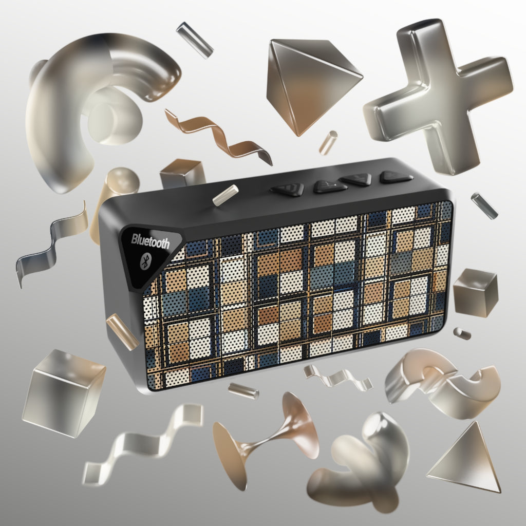 Jabba Bluetooth Speaker – Retro Geometric Portable Wireless Speaker